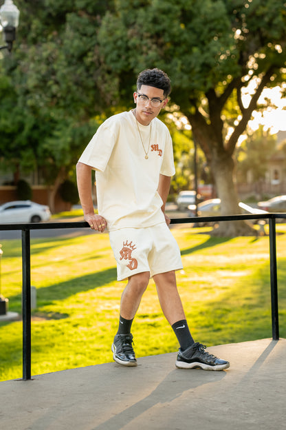 Signature Cream Shorts