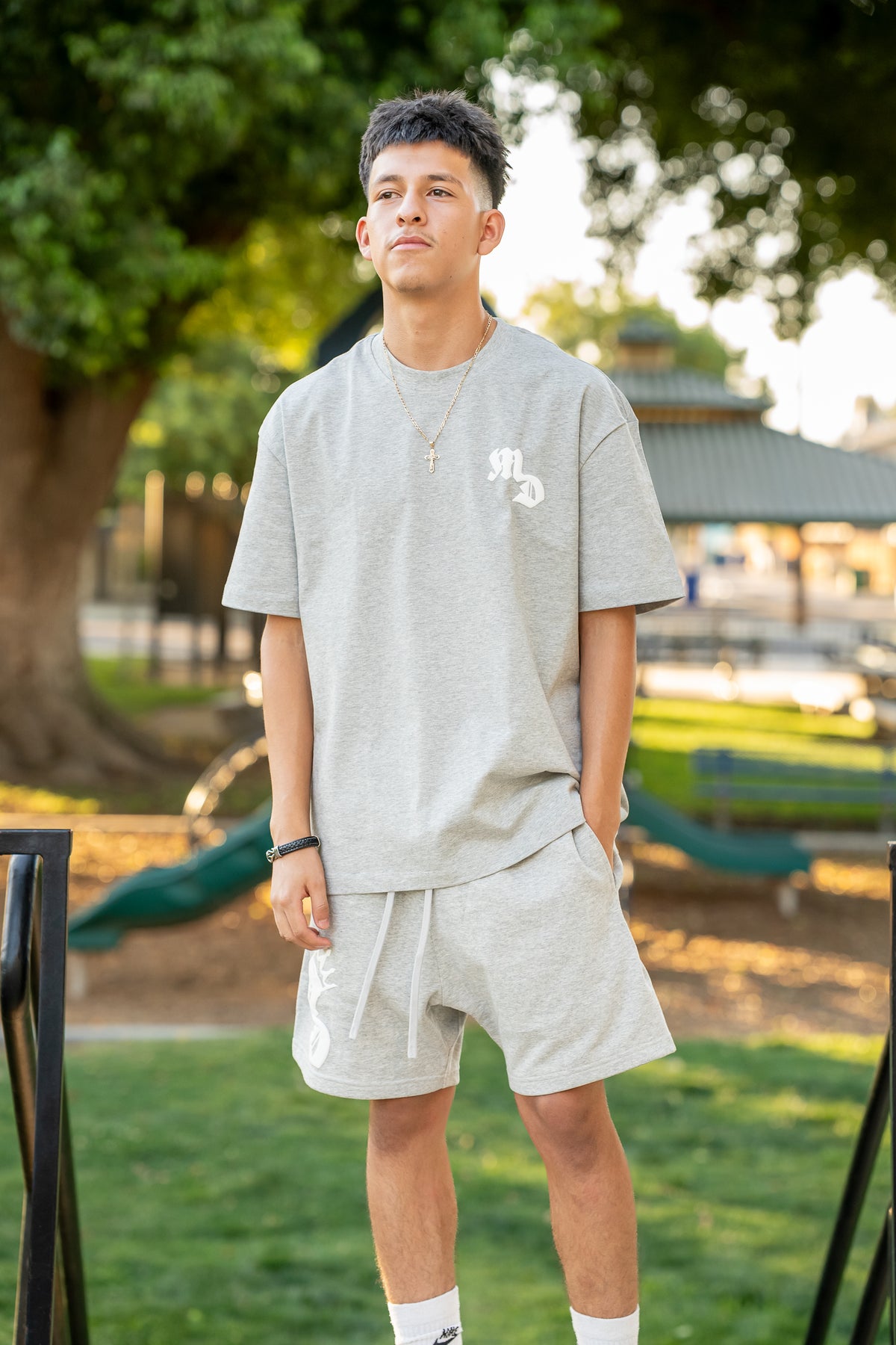 Signature Light Grey Tee